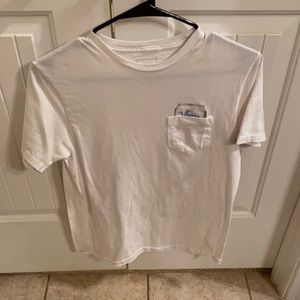 Vans Tee. Beer cans with American flag on back